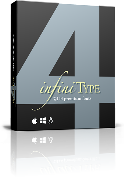 infiniType 4: 7.444 premium lettertypen