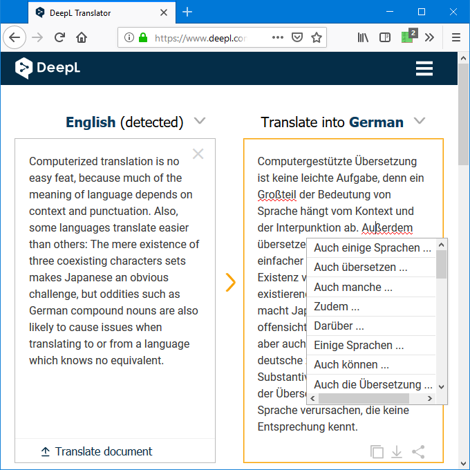 comment traduire un mot en français en anglais