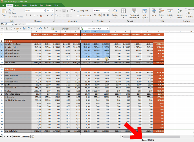 Real-time calculation