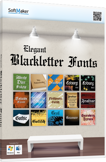 Elegant Blackletter Fonts