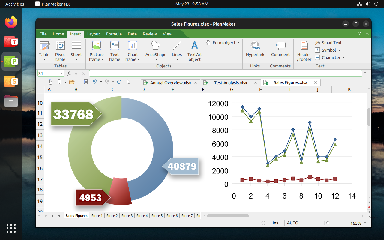 PlanMaker dla systemu Linux: zgodna z RODO alternatywa dla programu Microsoft Excel.