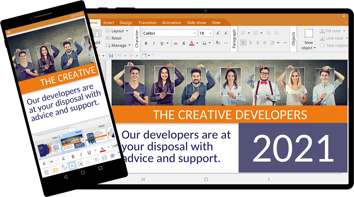 Presentations dla systemu Android